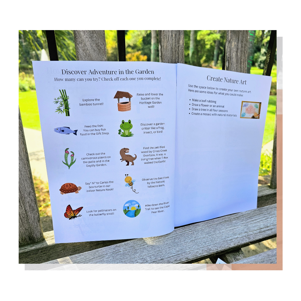 five page activity booklet