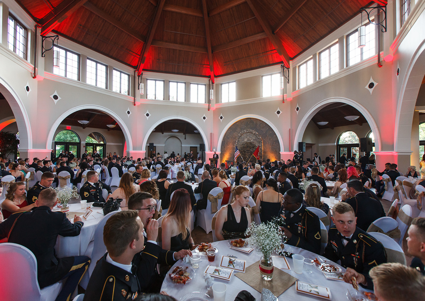 military event at the Cape Fear Botanical Garden