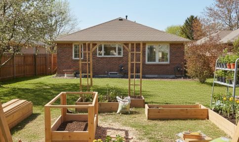 Backyard Garden Construction
